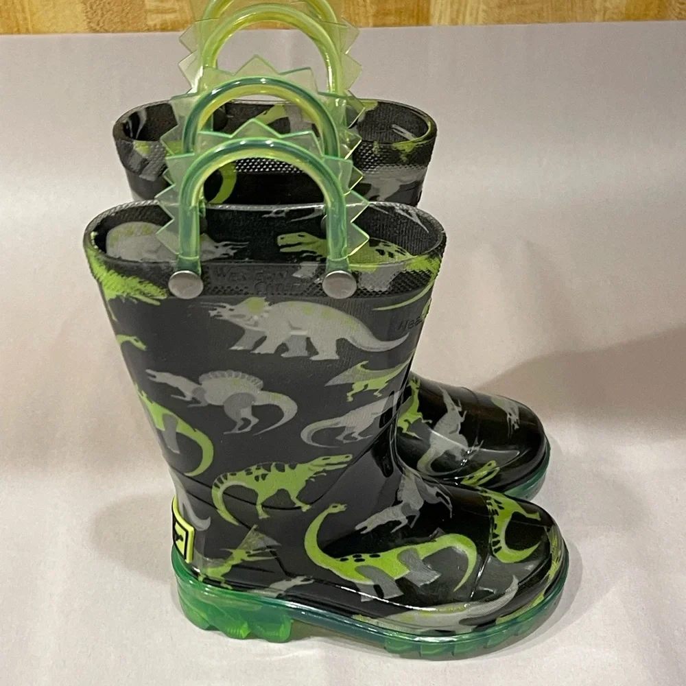 Wetern Chief Toddler Wade Dino Rain Boot